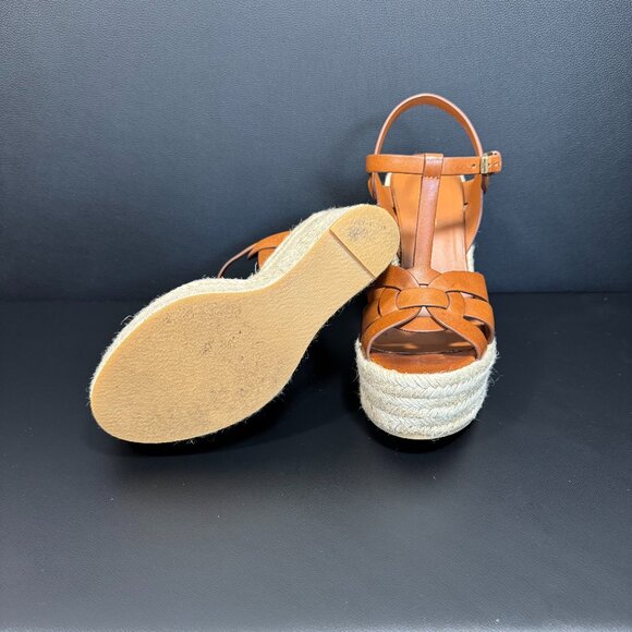 YSL Tribute Ambra Leather Espadrille - Size 38 - Picture 10 of 13